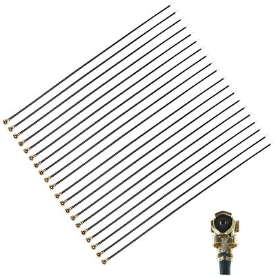 20pcs 2.4G IPEX4 15cm Feeder Line RF0.81 Antenna for FRSKY X4R / X4RSB / S6R ...
