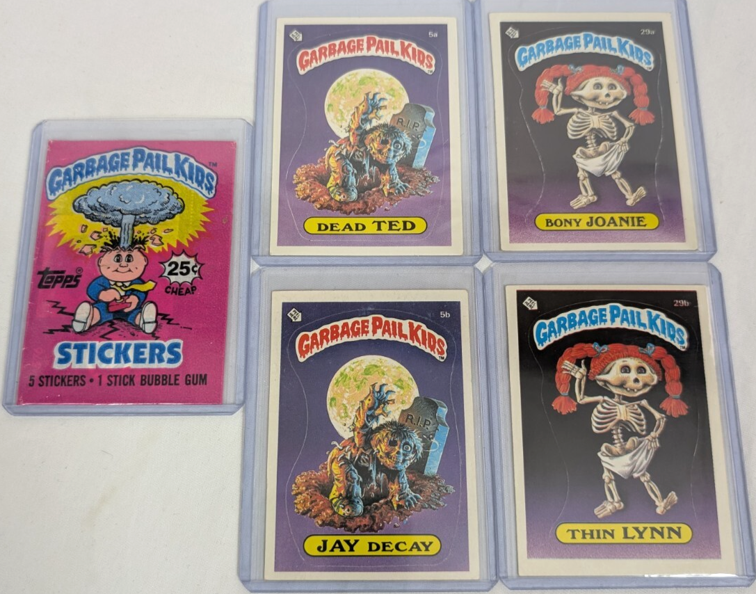 1985 OS1 Topps Garbage Pail Kids Original 1ST SERIES 1 Matte Set