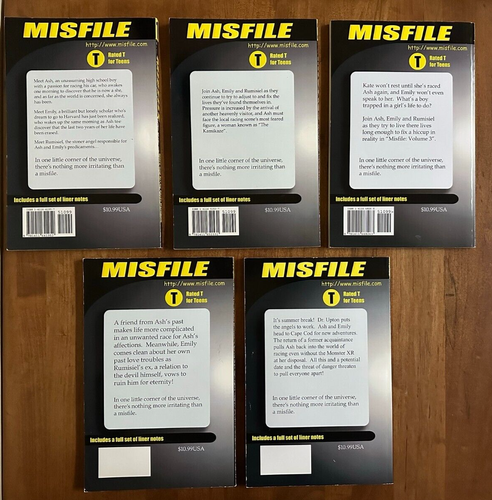 Misfile: Story And Art Chris Hazleton Manga Lot Vol. 1-5 Englisch sehr guter Zustand - Bild 3 von 3