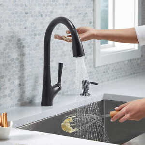 Kohler Malleco Touchless Pull-down Kitchen Faucet with Soap Dispenser  (BLACK)NEW 885612733450 | eBay