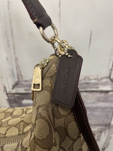 Coach Outline Signature Celeste Convertible Hobo Crossbody Bag F55365 - Picture 2 of 9