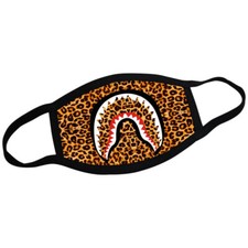 Camo Shark Mouth Camouflage Print Fashion Cotton Masks Cloth Face Cover Washable