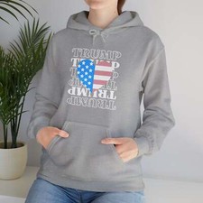Trump Heart Hoodie - New Trump 2024
