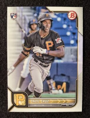 Oneil Cruz 2022 Bowman Rookie Card RC Pittsburgh Pirates #51 A-11