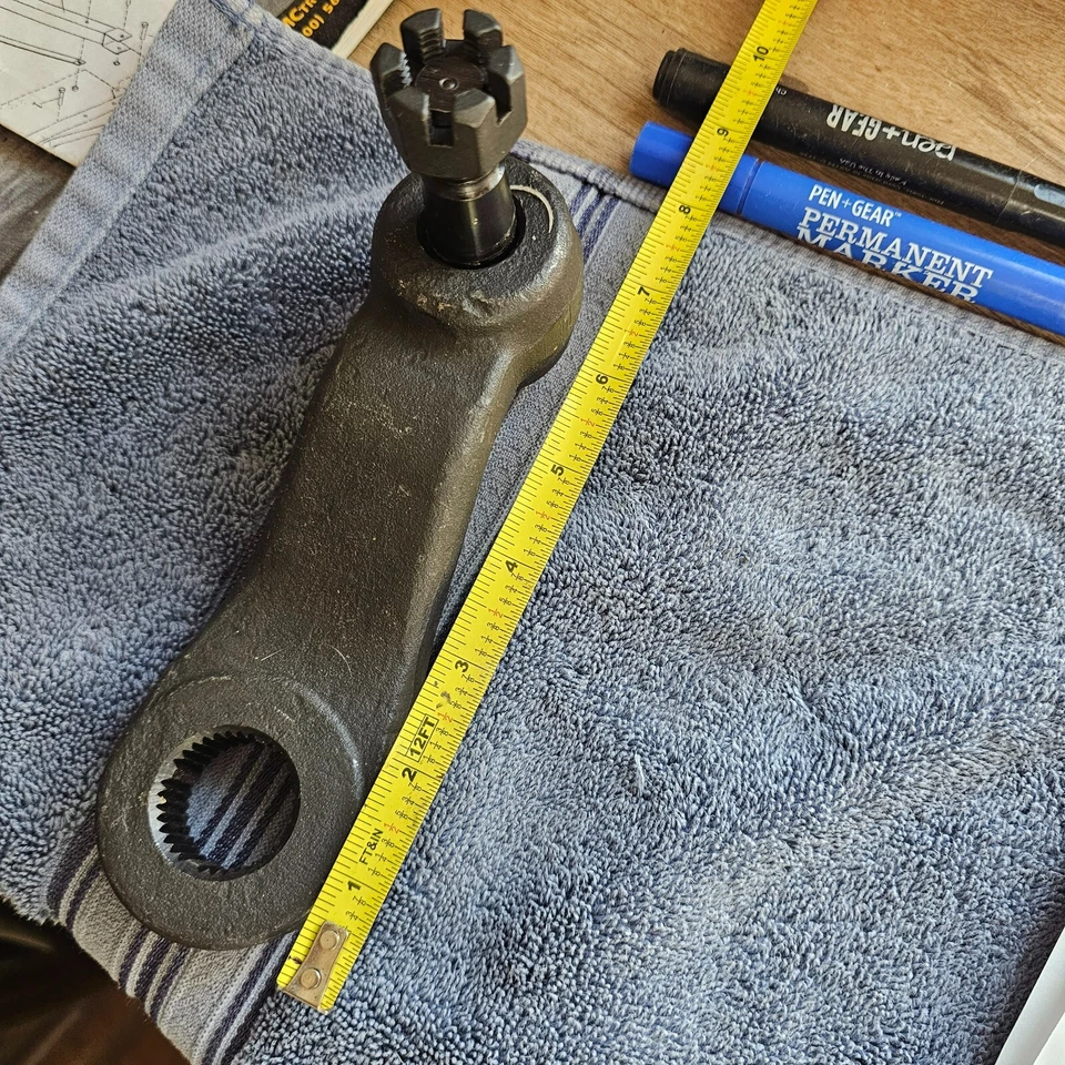 1967-68 Chevy C10 Pickup suburbano c10 GMC c20 Pitman braço (direção hidráulica) PEÇAS - Imagem 2 de 4