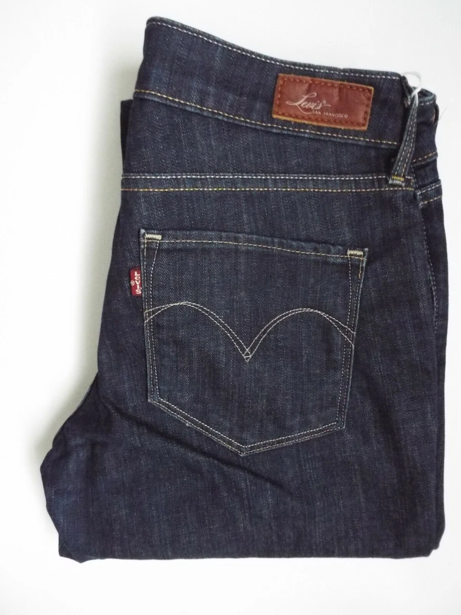 LEVI S BOLD CURVE JEANS WOMEN S STRETCH SKINNY BOOT W30 L30 DARK BLUE LEVB079
