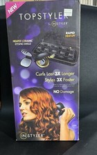 TopStyler InStyler Heated Ceramic Styling Shells Hair Curlers W/ Bonus Clips