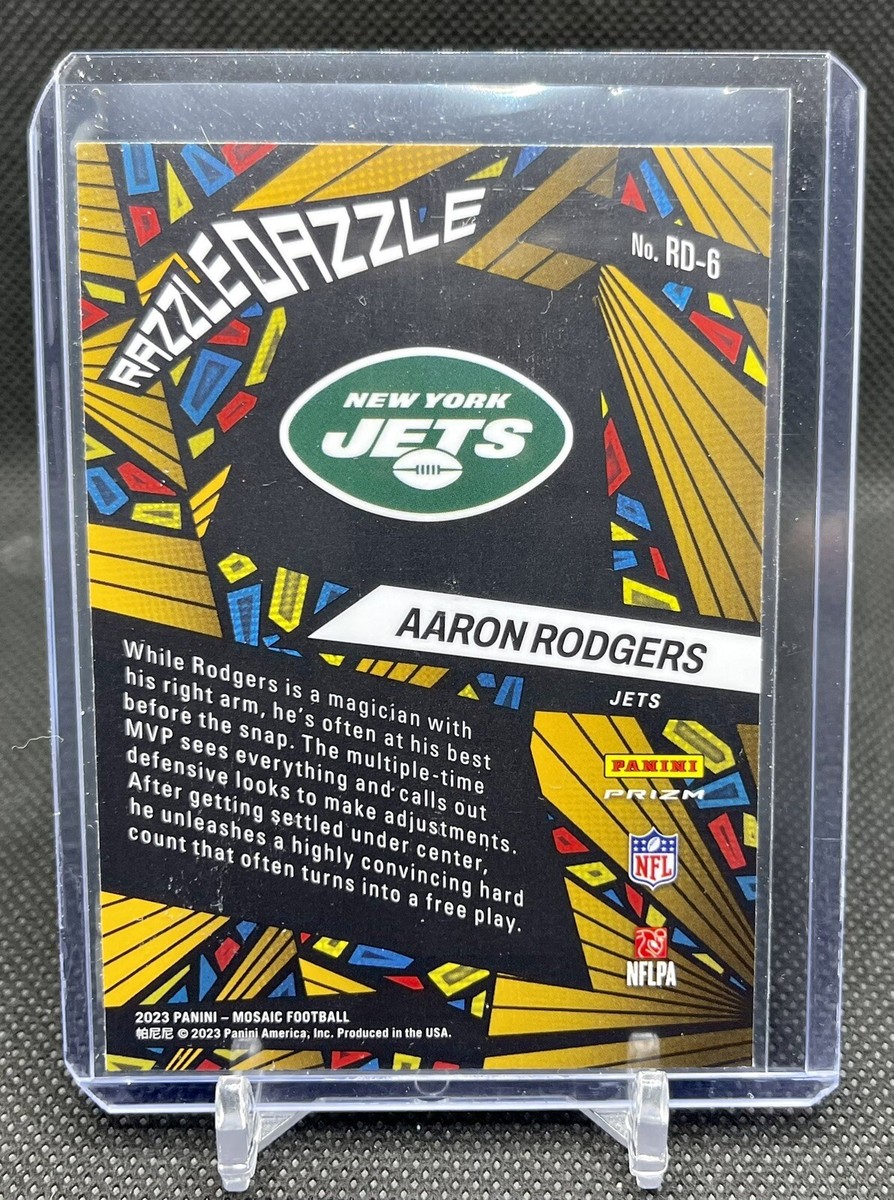 2023 Mosaic Football Aaron Rodgers Razzle Dazzle SSP Case