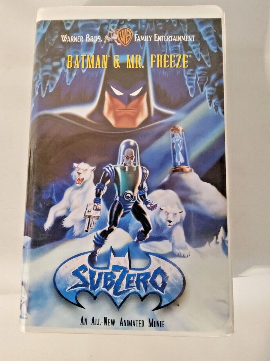 Batman And Mr. Freeze Subzero VHS 85391499633| eBay