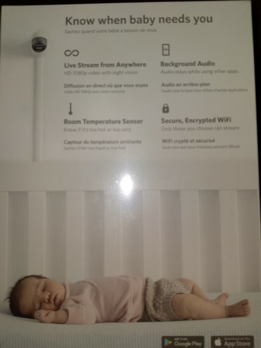 Owlet Smart Cam HD 1080p Night Vision, Background Audio, Live Stream anywhere. - Picture 3 of 5