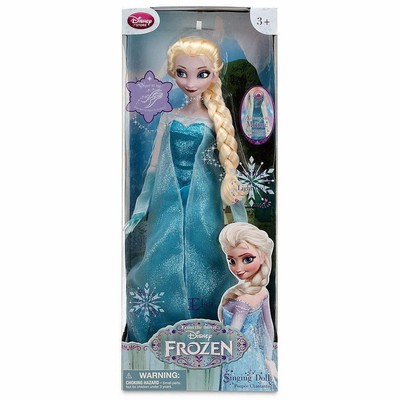 Disney Store Exclusive Singing Queen Elsa Doll Light Up 16 in