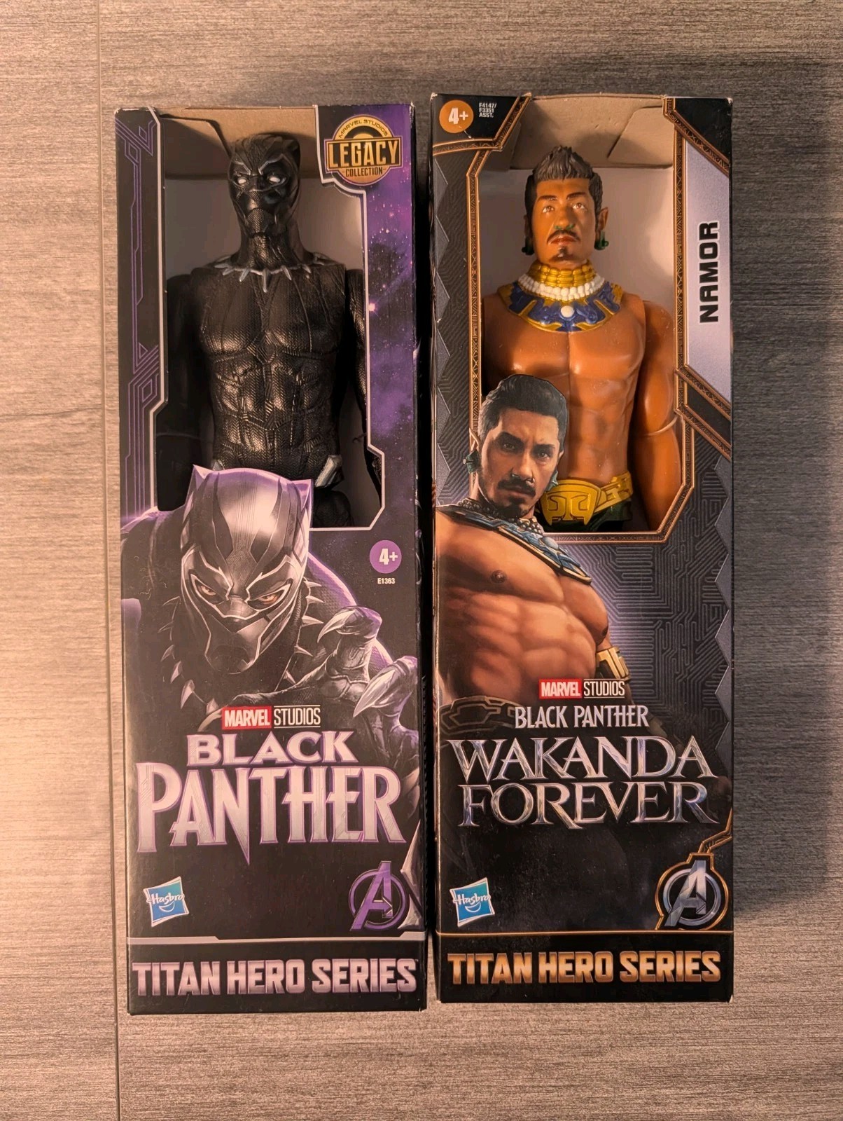 Titan Hero Series Lot of 2 Black Panther Namor 12" Figures NEW