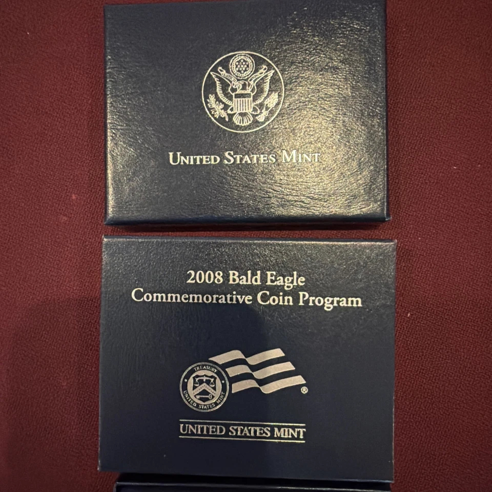 2008 P Bald Eagle Proof Silver Dollar ~ Commemorative $1 in OGP - Image 2 of 4