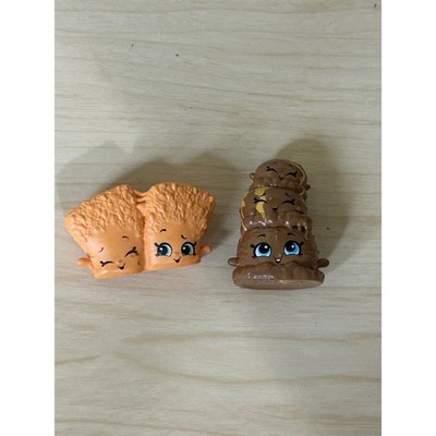 Shopkins Moose Toys Season 3 Fried Guy and Chocolate pudding Mini Figures