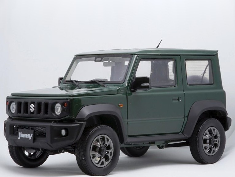 BM CREATIONS 18B0005 1/18 Suzuki Jimny JB74 Jungle Green ZZC RHD