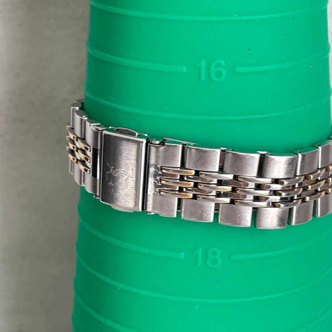 YSL Yves Saint Laurent gold index gold needle boys watch Yves,17409 thumbnail 5