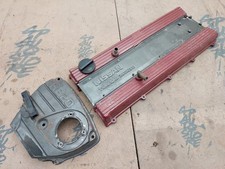 JDM Nissan Skyline R31 Z31 RB20DET RB20 Red Top Finned Cam Covers Complete 4PCS