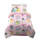 Disney Princess Kids Bedding Twin Comforter & Sheets, 4 Piece Set