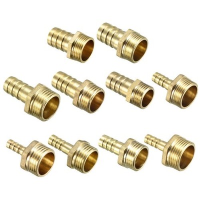 Brass Barb Hose Fitting Connectors Adapters Parts Barbed Male Pipe