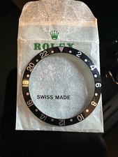 Rolex GMT 16700/16710 Original Lünetteneinsatz Bezel Black Schwarz