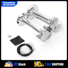 12v24v Heavy Duty 3 Trumpet Train Horn Complete Kit With 150psi Air Compressor 12v24v Heavy Duty 3 Trumpet Train Horn Complete Kit With 150psi Air Compressor