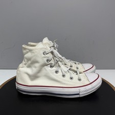 Converse Chuck Taylor All Star Mens 6 Womens 8 High Top White Sneakers Classic