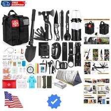 250-Piece Ultimate Survival Kit & First Aid for Outdoor Adventures & Emergencies
