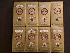 80 Nespresso Lavazza Oro Coffee Pods (8x10) 0.30 per lighter