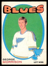 1971-72 OPC O-Pee-Chee AS IS LOW GRADE George Morrison St. Louis Blues #223