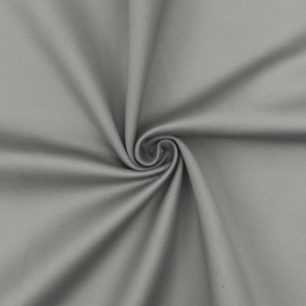 Galaxy Gray Famous Maker Solid Stretch Polyester Scuba Swimwear Knit Fabric