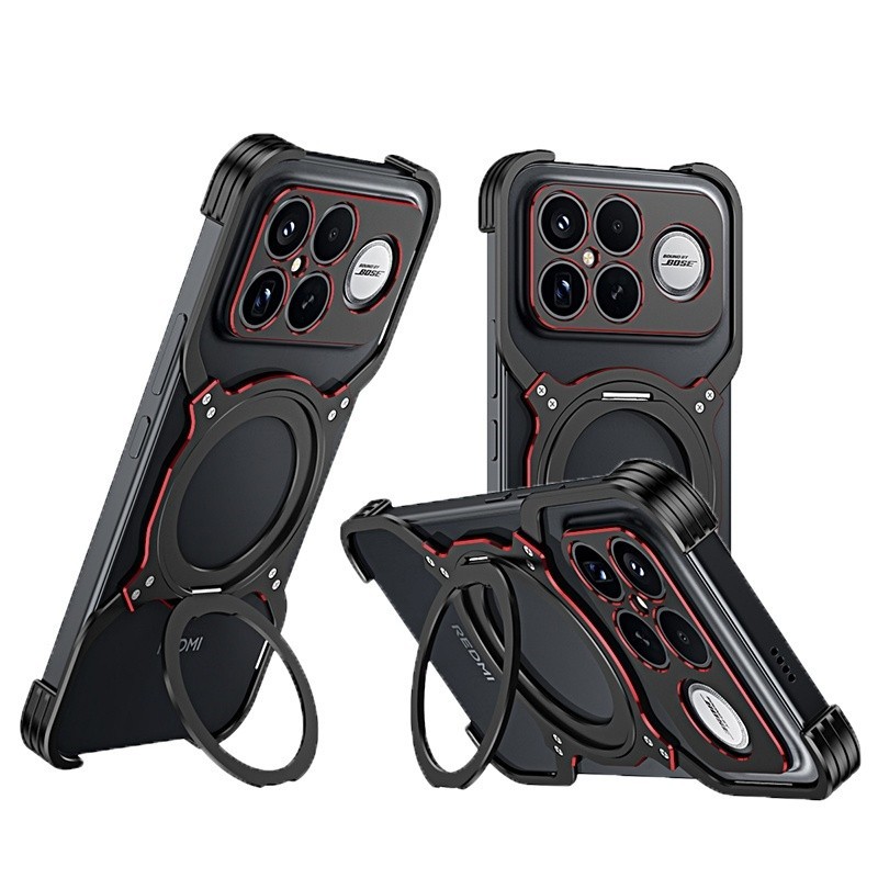 For Xiaomi Redmi K90 Pro Max Magnetic Aluminum Metal Bumper Case