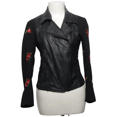 DeFacto, Bikerjacke, Damen, Größe: M, Schwarz/Rot #oId