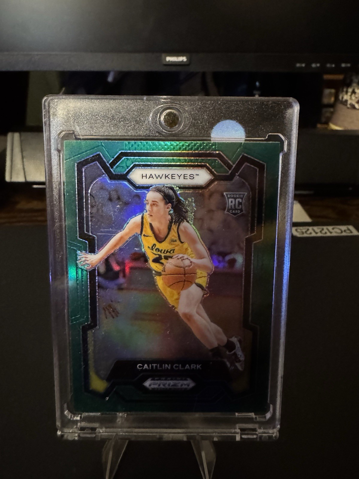 2024-25 Panini Prizm Draft Picks - Caitlin Clark #57 Green Prizm (RC)