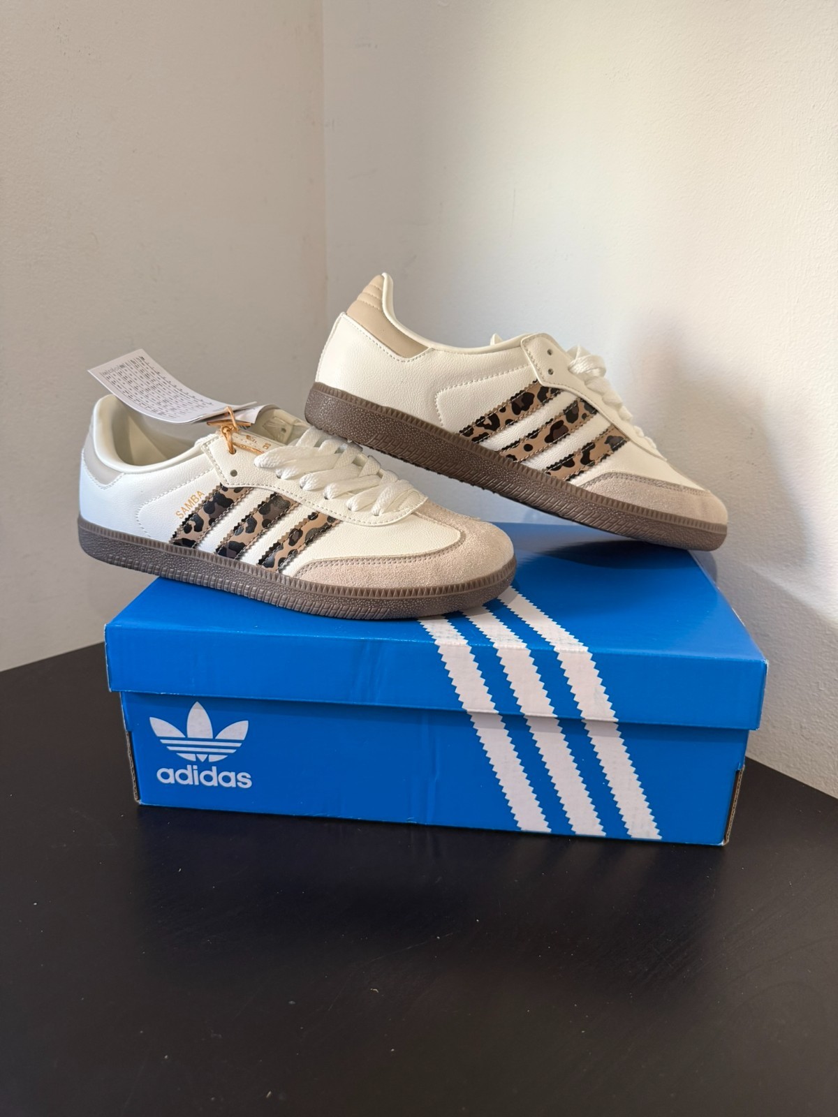 Adidas Samba OG Estampado Leopardo Talla 39 Nuevas Con Caja