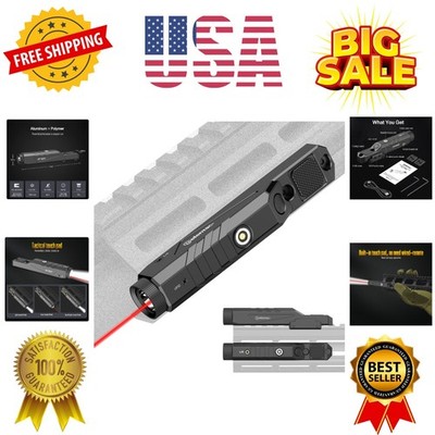 1600 Lumens Red Laser Light Combo Compatible with M-Lok/Picatinny for Rifle, ...
