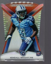 2012 Topps Platinum - Rookie Die-Cut Kendall Wright #PDC-KW