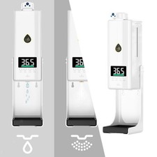 Touchless Digital Thermometer Hand Soap Dispenser Sanitizer