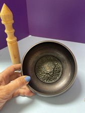 Beautiful Tibetan 6  Meditation Yoga Temple Singing Bowl  8  Wood Dowel