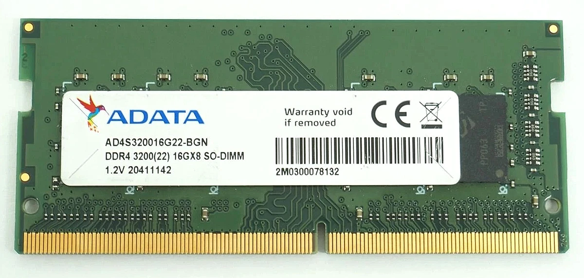 ADATA DDR4 SDRAM 16 GB Capacity per Module Memory (RAM) for sale