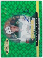 Brandon Duhaime Stature 2021-22 Rookie Excellence Green Auto 3/25 #RE-37
