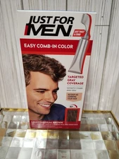 Just For Men Easy Comb-In Hair Color Light-Medium Brown