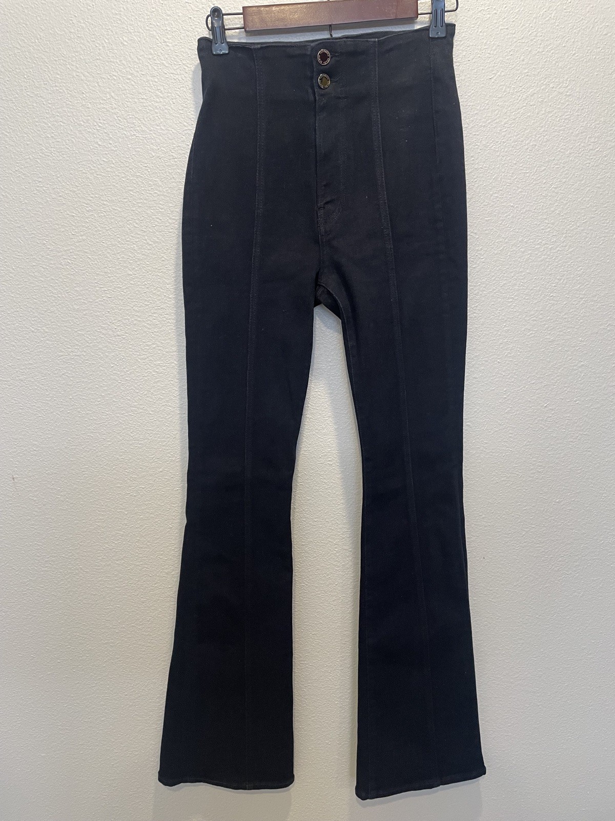 Veronica Beard Beverly Skinny Flare High Rise Jeans Blue Women’s Size 27X34