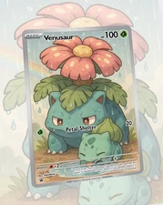 Custom TCG Fan Art Card Venusaur 