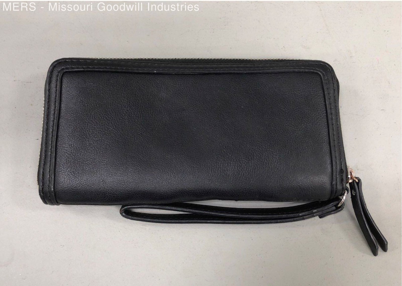 Multicolor Geometric Front, Black Back Clutch Pur… - image 2