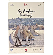 Les Voiles SAINT-TROPEZ - Sailing Event - Cote d'Azur Yachting - Original Poster