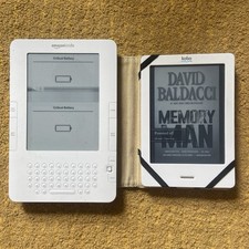 Lot x2 E-Readers Kobo Kindle NOT WORKING 