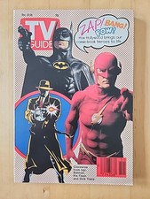 TV GUIDE #1969 DEC 1990 COMIC BOOK HEROES COVER & ARTICLE KEATON BATMAN FLASH