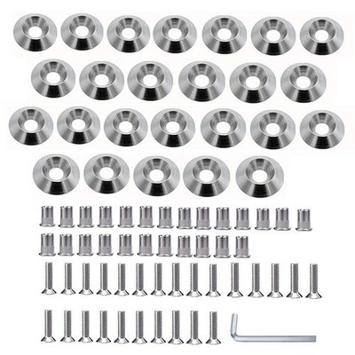 Stainless Steel 25 Pcs Fender Bumper Washer Bolt M5X20Mm CNC Finishing Washer En