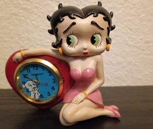 Betty Boop Hologram 3D 10x10 Clock tested works Amazon.com: The Bradford Exchange Sculpted Betty Boop Cuckoo  main image 2