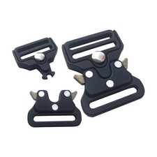 Metal Buckle Tactical Belt Heavy-Duty 1in 2 Pack Quick Release Zinc Alloy Buc...